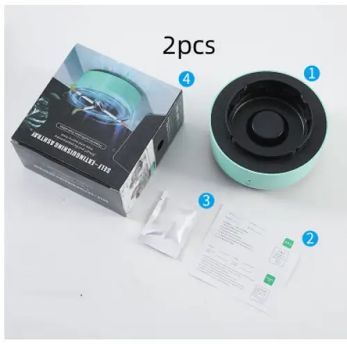 SmokeAway Air Purifier Ashtray - Starry Sky Green2pcs