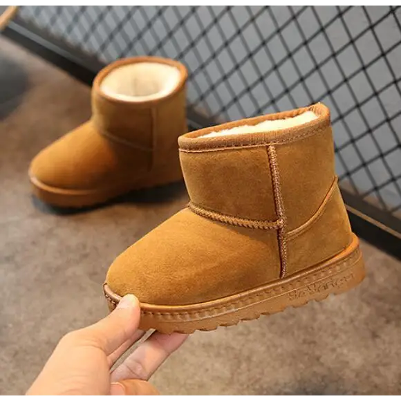 SnowPals: Cozy Boots for Little Adventurers - A brown / 31