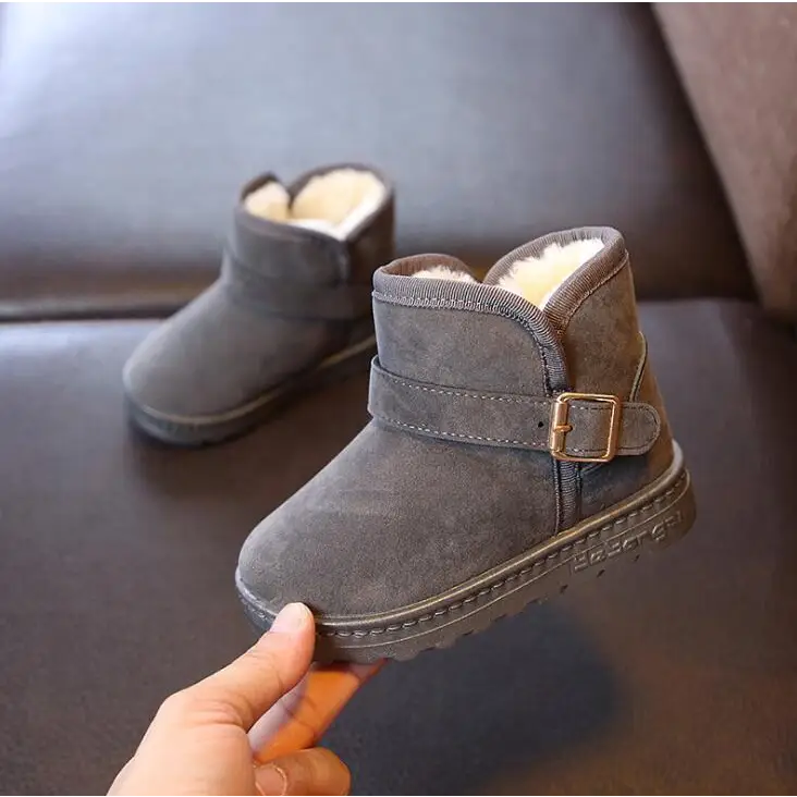 SnowPals: Cozy Boots for Little Adventurers - B grey / 33