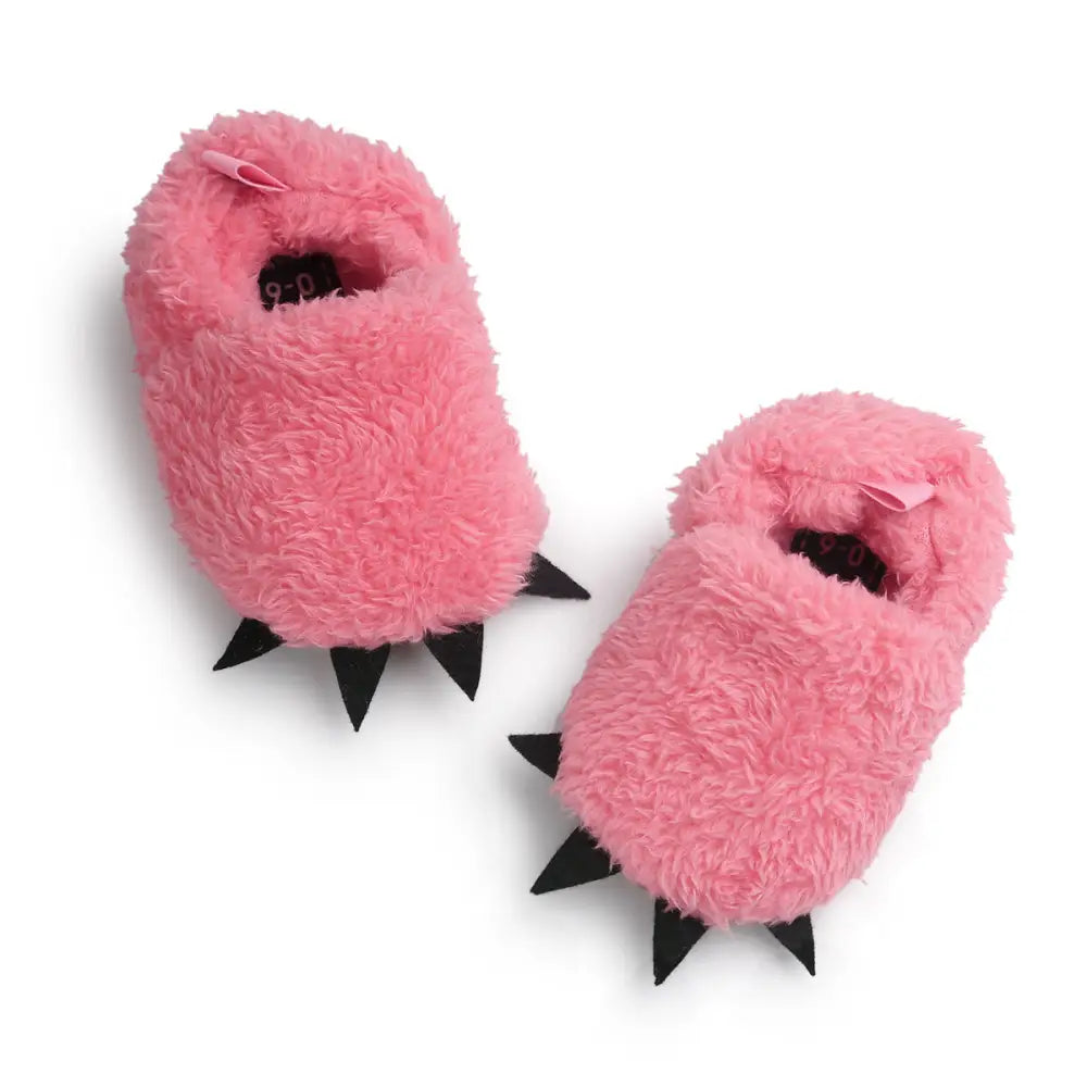 Snug Paws Soft Shoes - Deep pink / 11.5cm