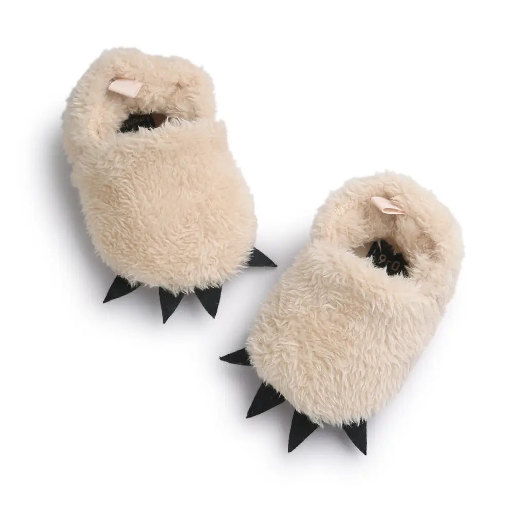 Snug Paws Soft Shoes - Khaki / 11.5cm