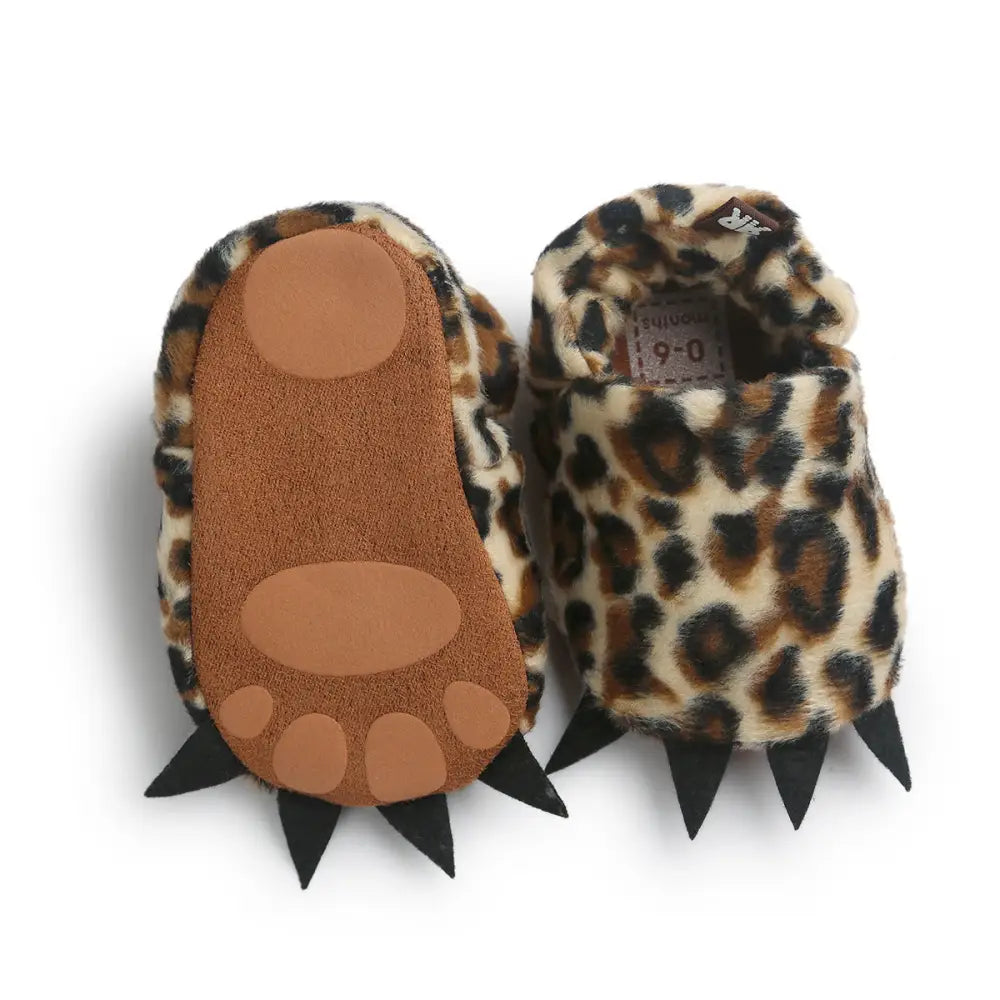 Snug Paws Soft Shoes - Leopard / 12.5cm