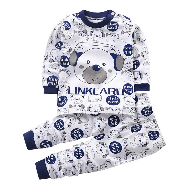 SnugFit Kids: Cozy & Comfy Undies Set - A016 blue / 73cm