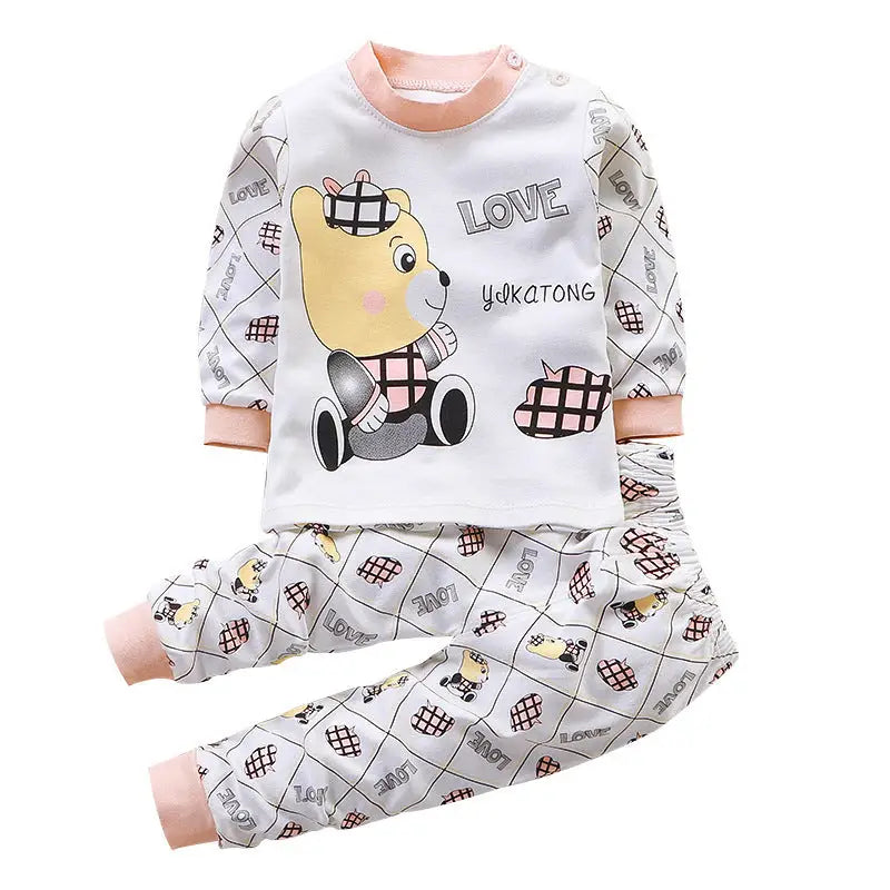 SnugFit Kids: Cozy & Comfy Undies Set - A019 Robot bear / 140cm