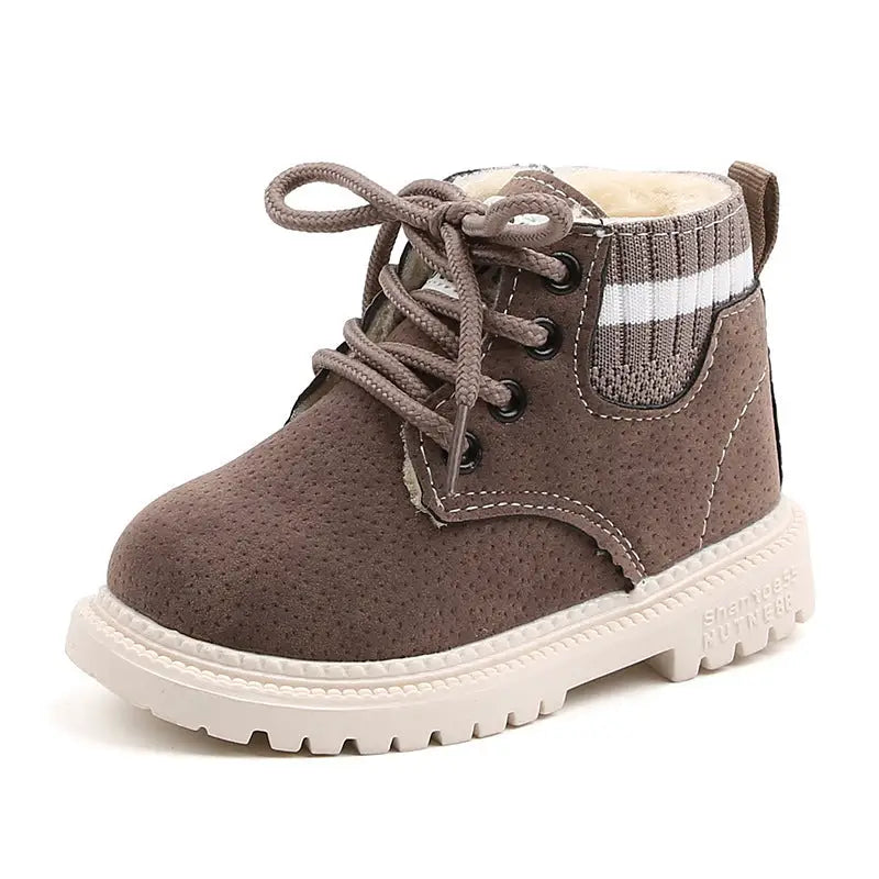 SnuggleToes Baby Snow Boots - Grey / 22