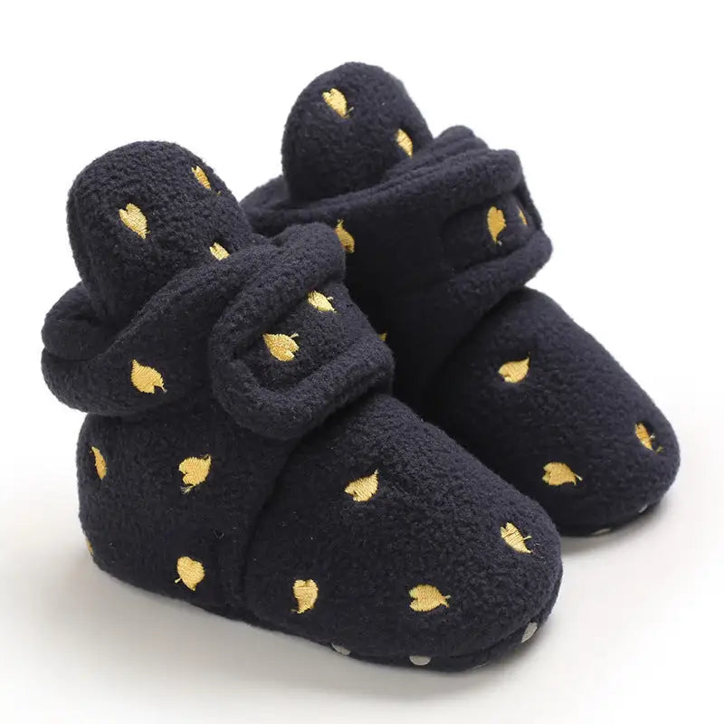 SnugSteps: Cozy Soft Sole Baby Shoes - Navy Blue / 11cm
