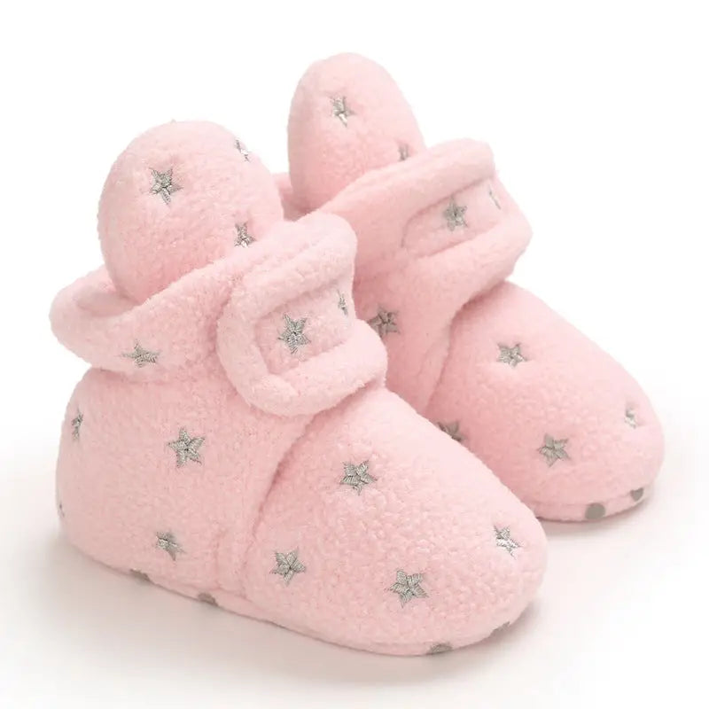 SnugSteps: Cozy Soft Sole Baby Shoes - Pink / 11cm