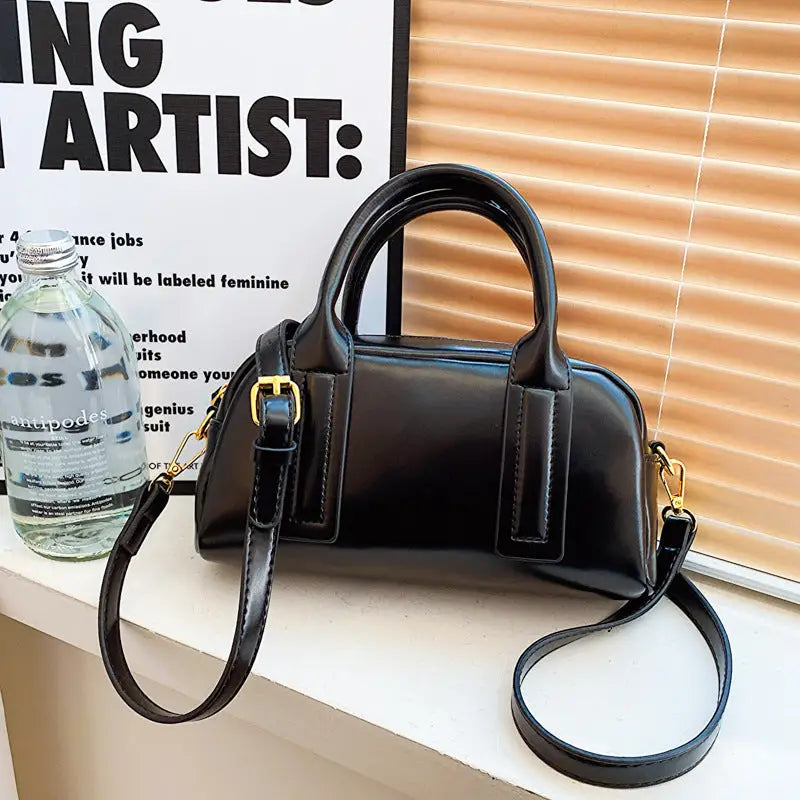Soft PU Street Trend Single Shoulder Handbag Multiple Colors