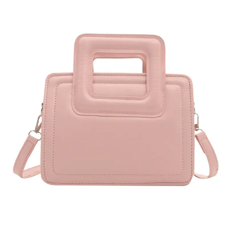 Soft PU Three Dimensional Pocket Handbag in Multiple Colors