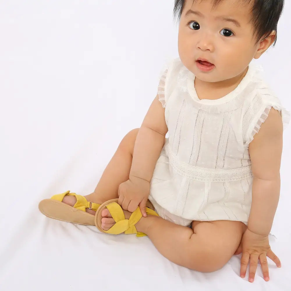Soft Sole Princess Sandals - Yellow / 11