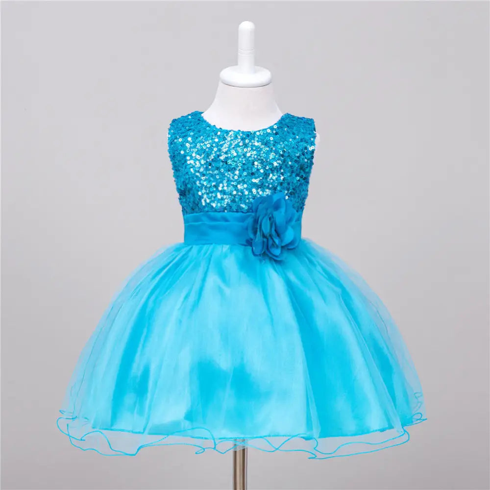 Sparkle Princess Dress - Blue / S
