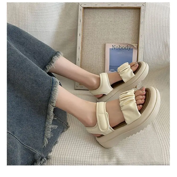 Sporty Summer Sandals for Women - Beige upgrade / 35