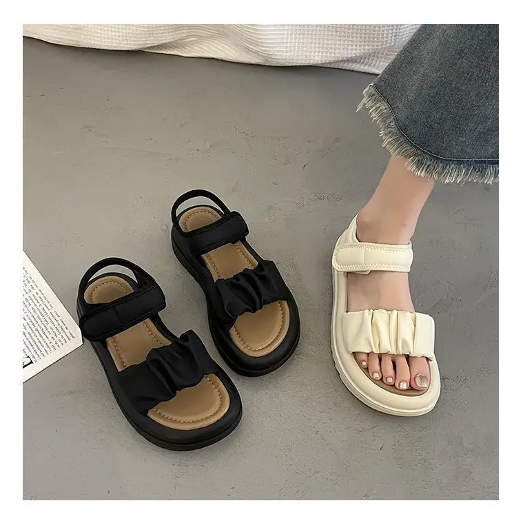 Sporty Summer Sandals for Women - Black upgrade / 35