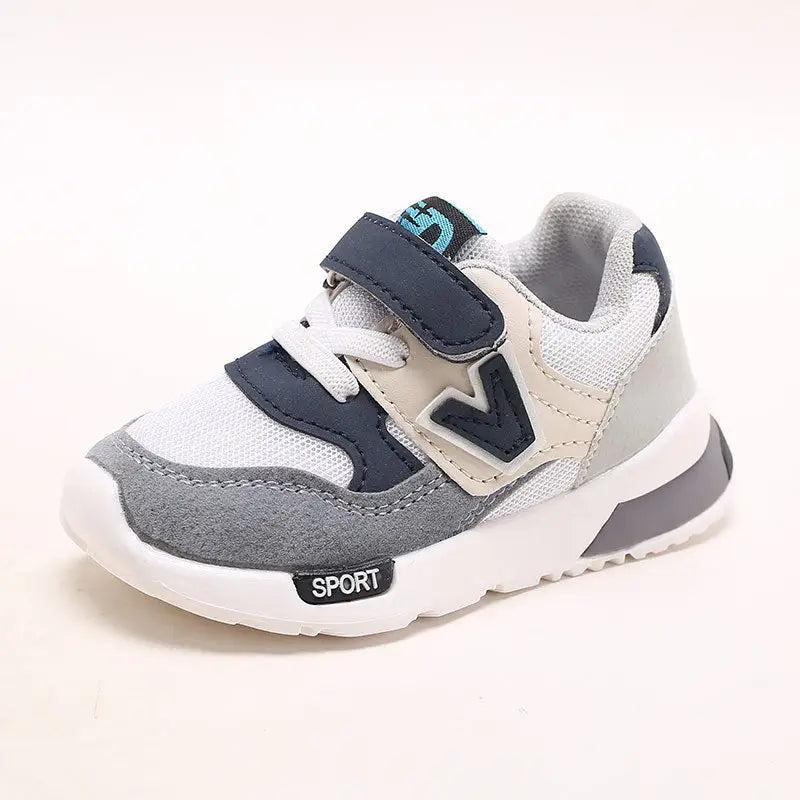 SprAut Kids Net Run Shoes - Grey / 21