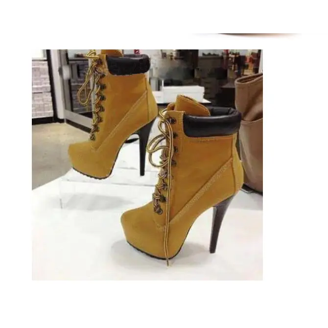 StealthGlam Lace-Up Stiletto Boots