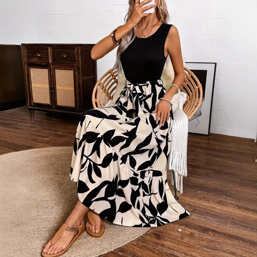 StitchPrint Chic Ensemble Dress