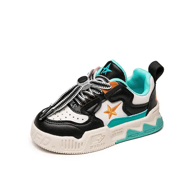 StrideSprint: Boys’ Sport & Leisure Shoes - Black / 26CM
