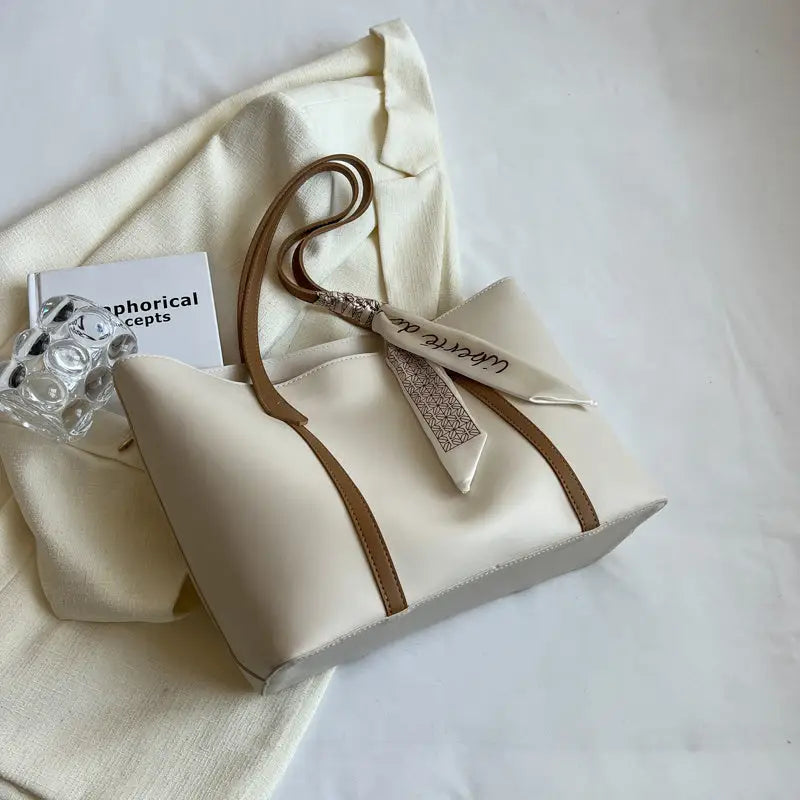 Stylish Comfortable Wear in Multiple Colors - White With Brown