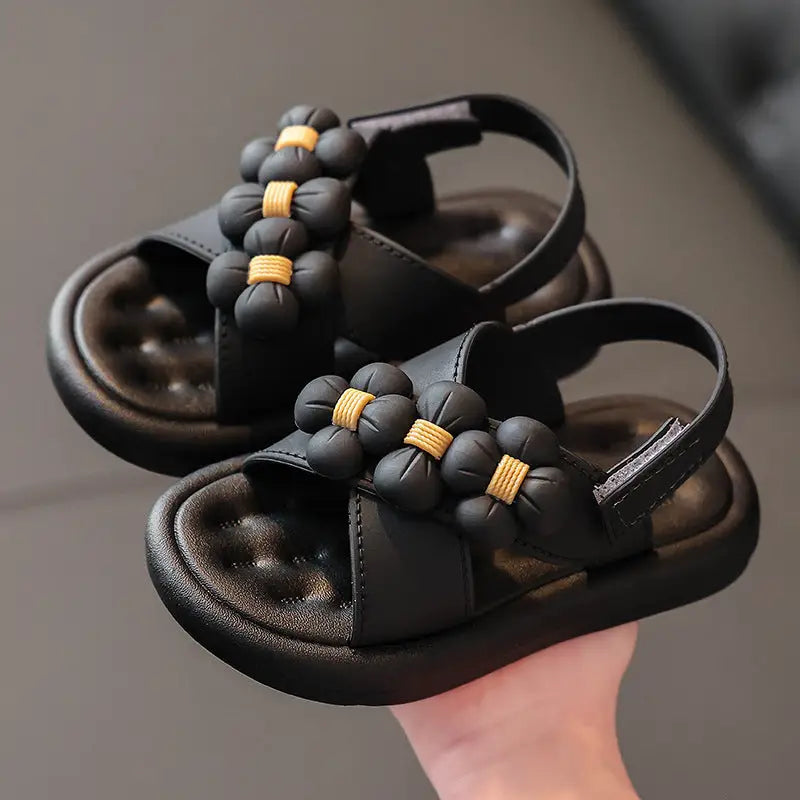 Summer Step Sandals - Black / Size 24