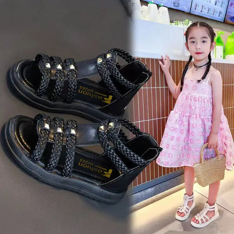Sun-Kissed Sandals - Black / 26