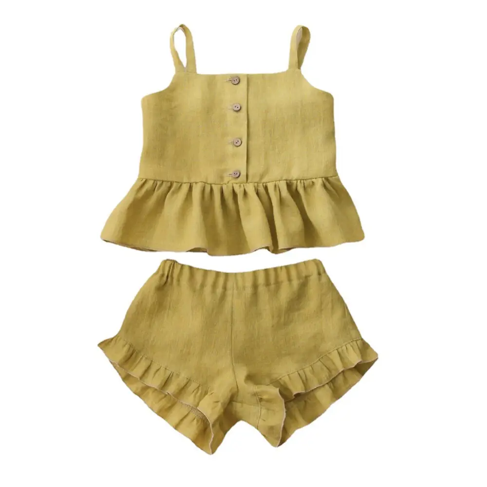 SunnyFrills: Baby Girl Summer Sling & Shorts Set