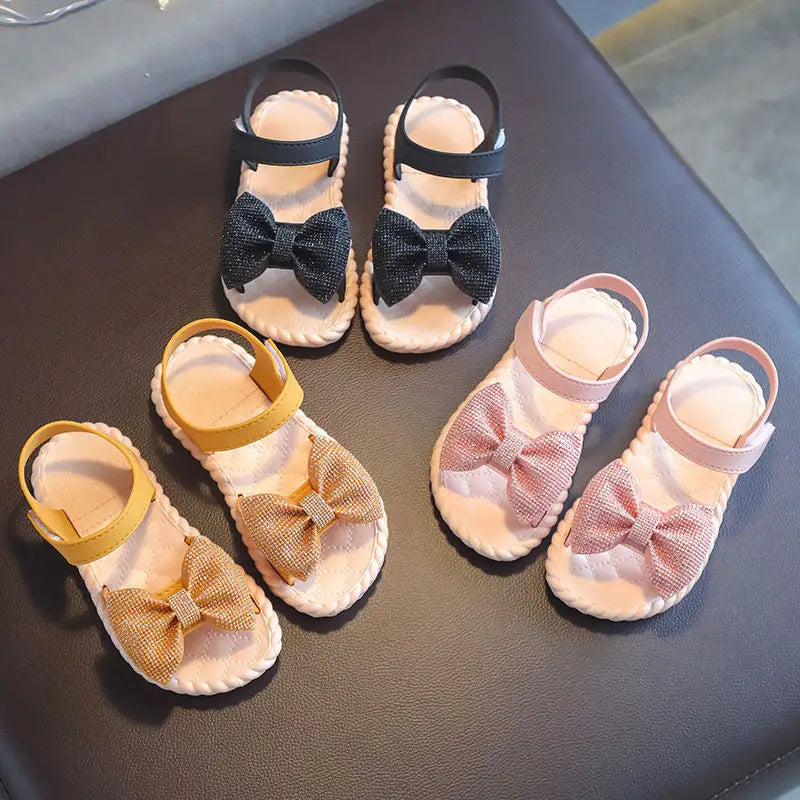 SunnySparkle Princess Sandals - Open-Toed Bliss