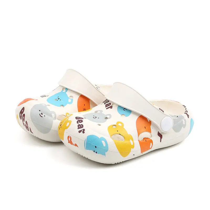 SunnyStep: Kids’ Non-Slip Sandals for Girls - White / Inner length 14cm