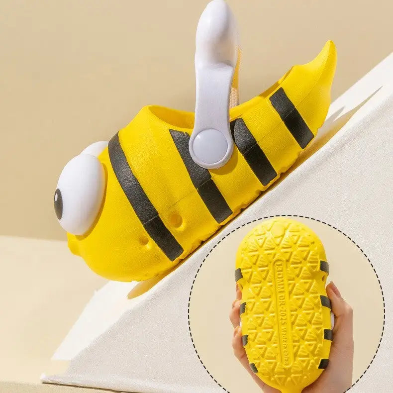 SunnyToes: Adorable Cartoon Baby Slippers