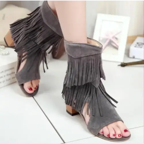 Sunsole FishmoutH Booties - Grey / 34