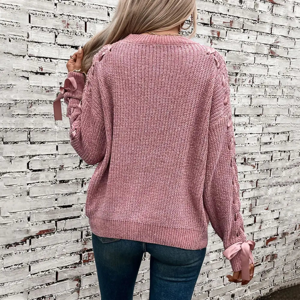 Sweet Bow Pullover Top