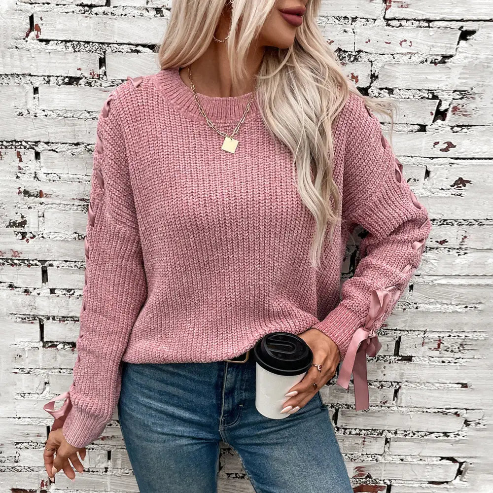 Sweet Bow Pullover Top