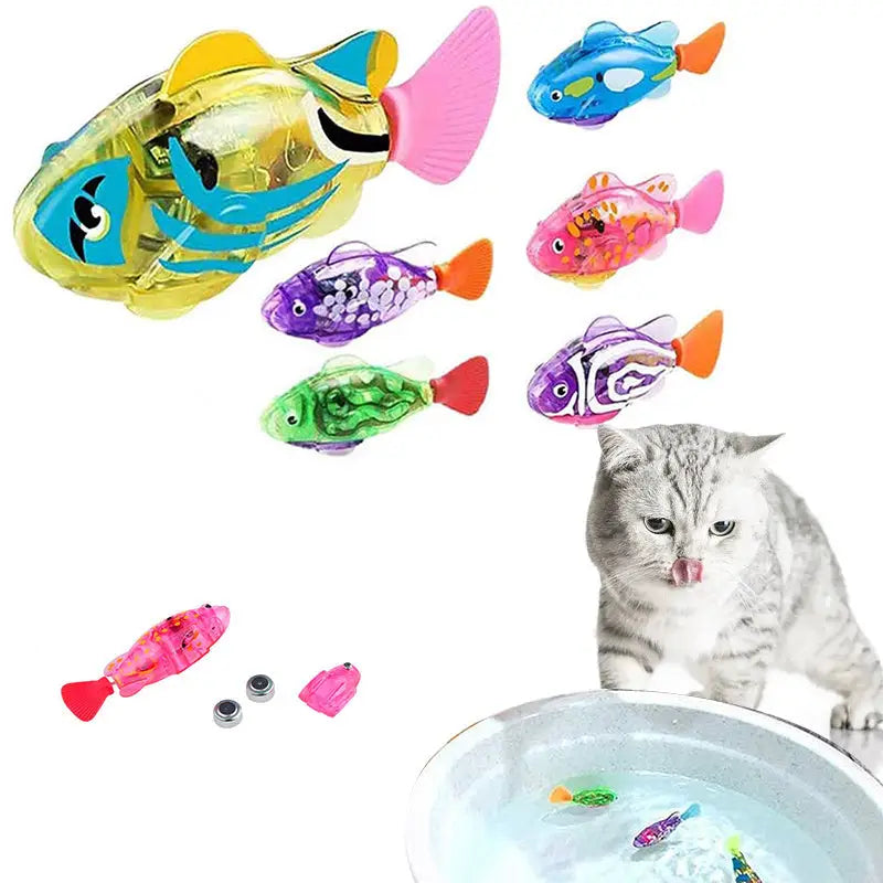 SwimPets: Electric Fish Toy for Cats & Dogs