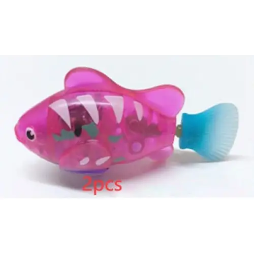SwimPets: Electric Fish Toy for Cats & Dogs - Cute pink / 2PCS