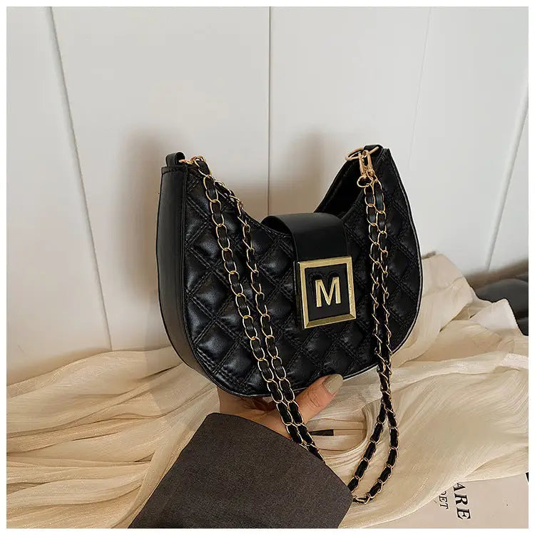 Synthetic Leather Square Handbag with Mobile Pocket Multiple Colors - Black
