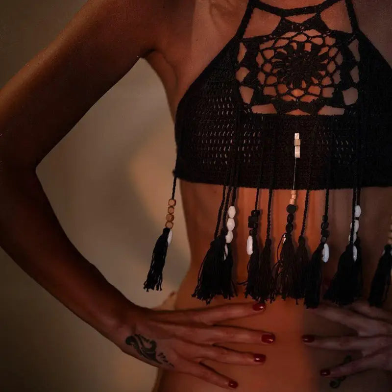 Tassel bohemian swimsuit