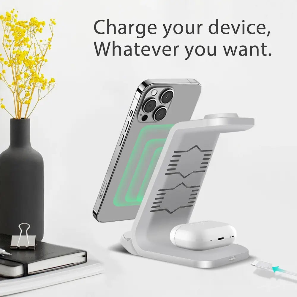 Three In One Wireless Charger Bracket Base for Multiple Devices 5