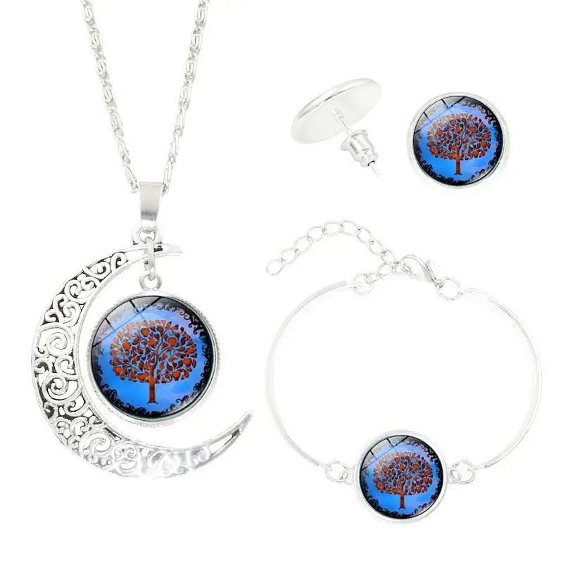 Time Gem Stud Earrings - E
