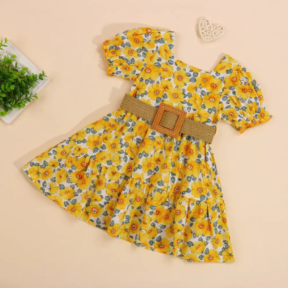 Tiny Chic Dress - Yellow / 2T