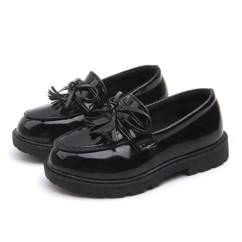 Tiny Royals: Kids’ Sneakers & Dress Shoes - Black / 21