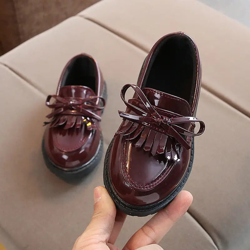 Tiny Royals: Kids’ Sneakers & Dress Shoes - Brown / 21