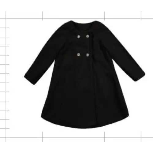 Tiny Trenchcoat - Black / 90cm