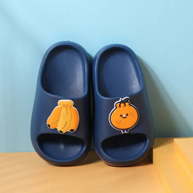 TinyToes ComfyGrip Slippers - Blue / 18cm