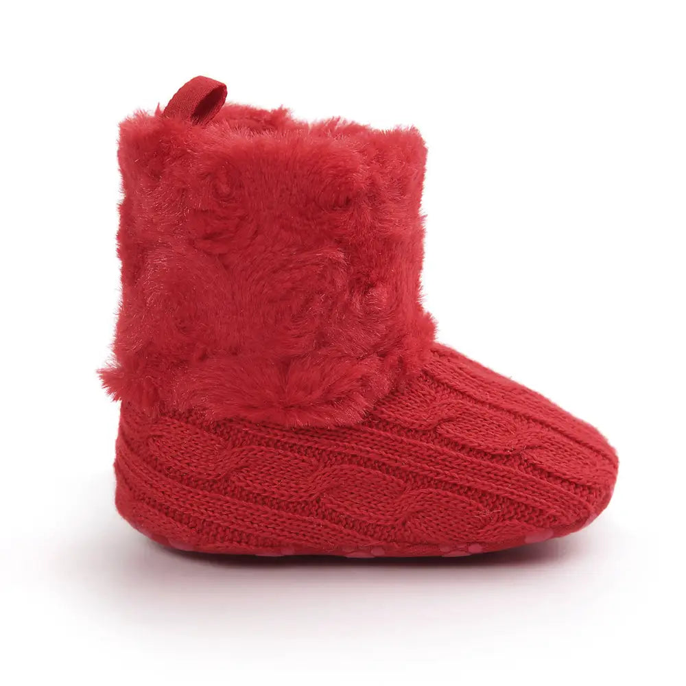 TinyToes: First Steps Baby Shoes - Red / 11cm
