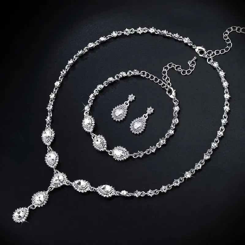 Twilight Sparkle: Zircon Bridal Jewelry Set
