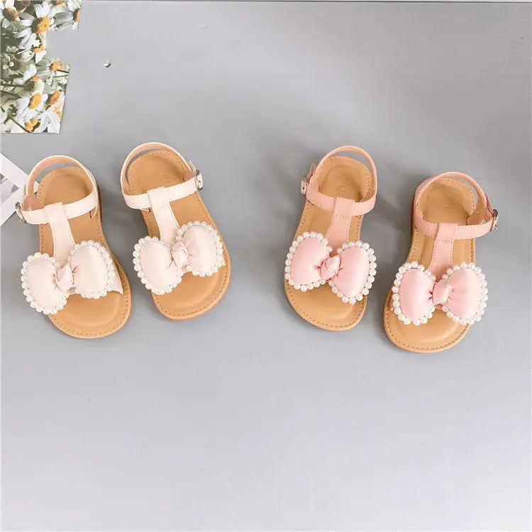 TwinkleToes Girls Bowknot Sandals