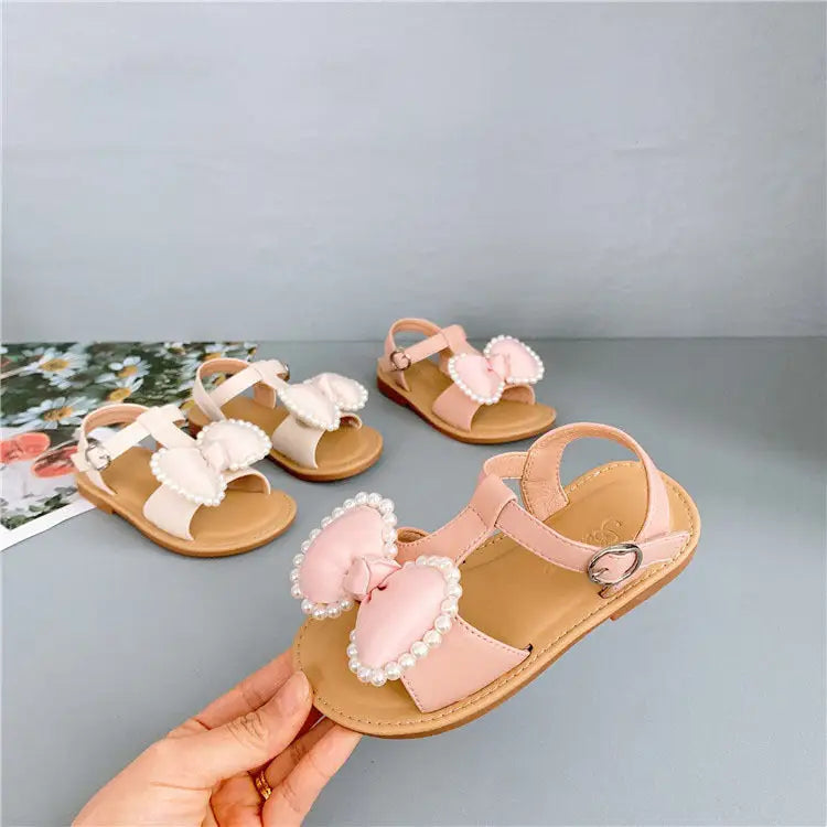 TwinkleToes Girls Bowknot Sandals