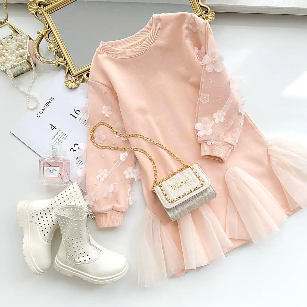 TwinkleTots Cozy Knit Sweater Dress