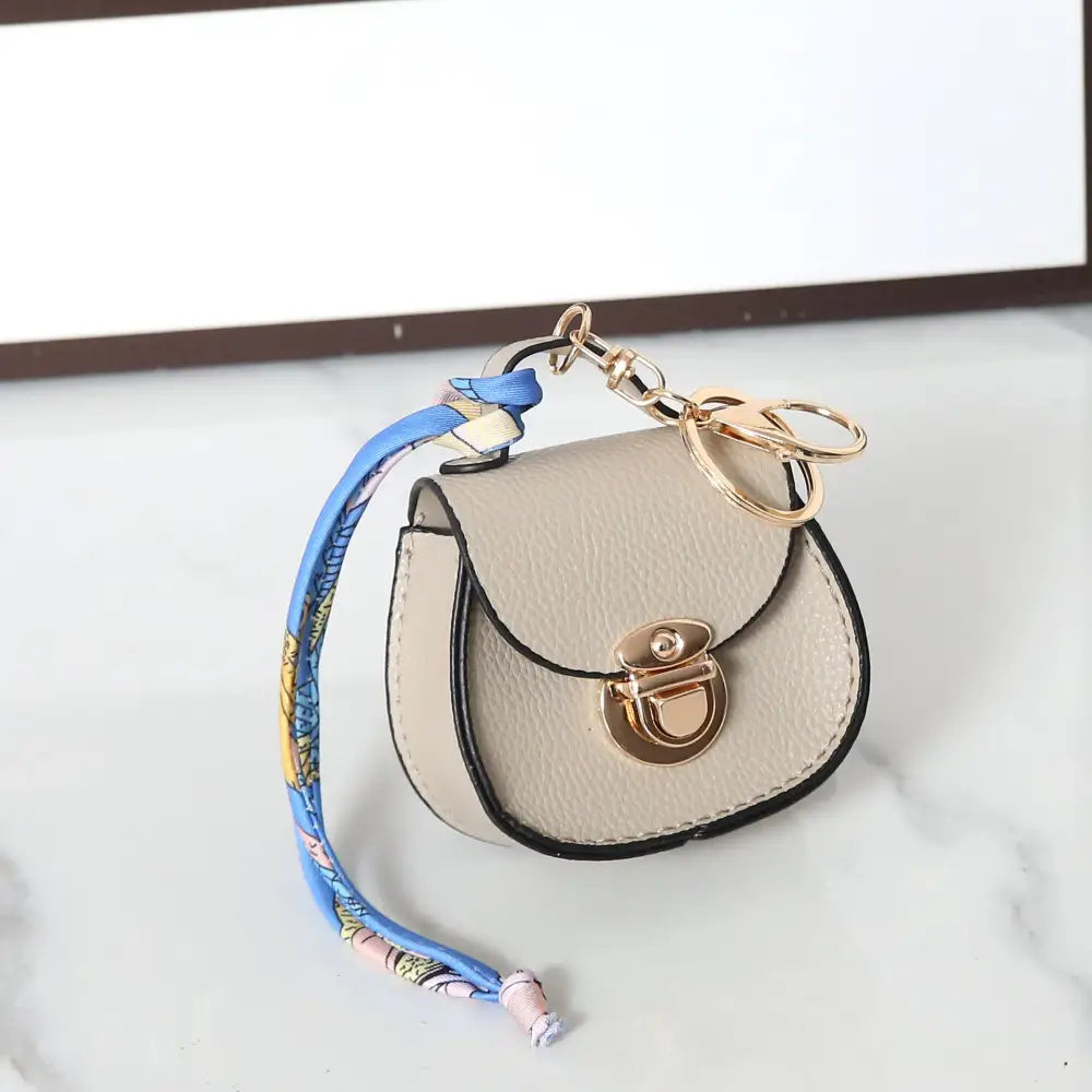 Ultra Light Unisex Solid Color Saddle Bag Multiple Color Options - Greige