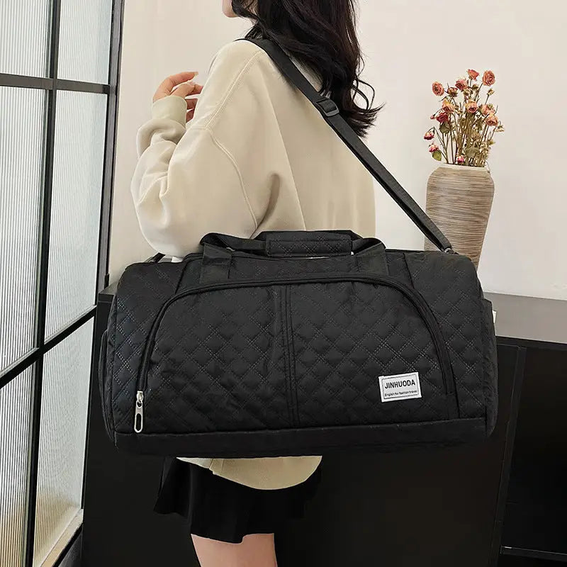 Unisex Oxford Cloth Travel Bag with Polyester Lining