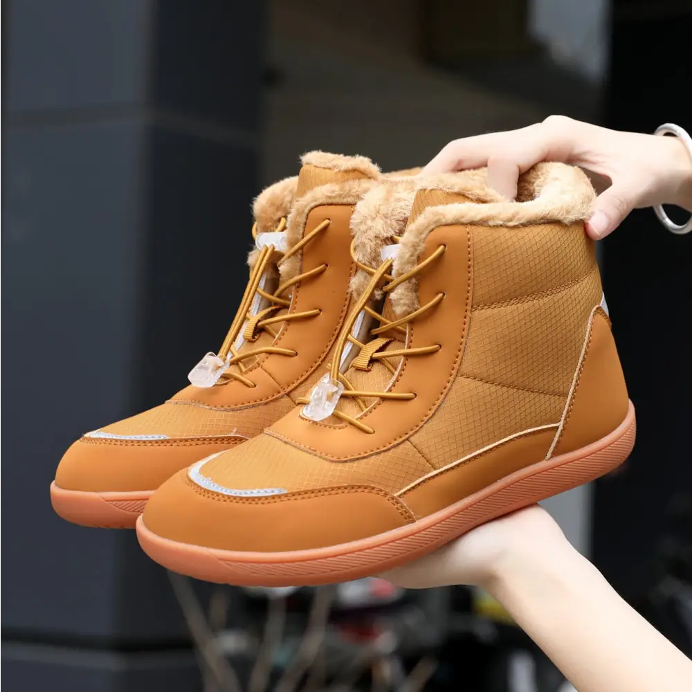 Universal High Top Mesh Sneakers with Mid and Flat Heel Options - Brown / 36